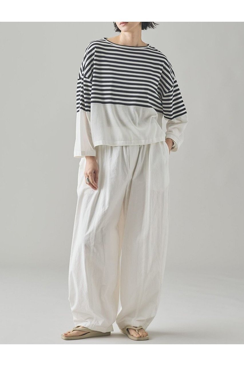 【カレンソロジー/Curensology】のシアーボーダーニットプルオーバー 人気、トレンドファッション・服の通販 founy(ファニー) 　ファッション　Fashion　レディースファッション　WOMEN　トップス・カットソー　Tops/Tshirt　ニット　Knit Tops　プルオーバー　Pullover　ボトム　Bottom　夏　Summer　NEW・新作・新着・新入荷　New Arrivals　無地　Plain Color　other-6|ID: prp329100004581753 ipo3291000000032464818