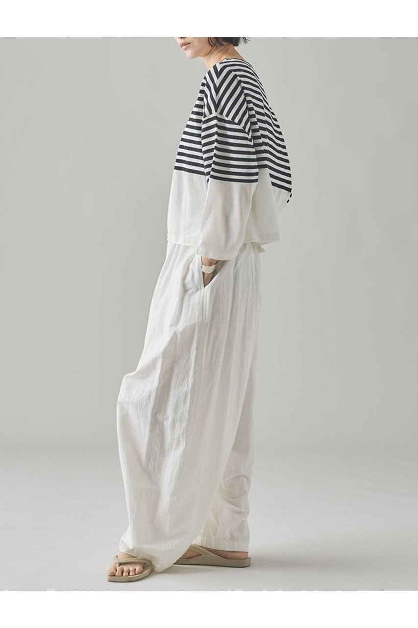 【カレンソロジー/Curensology】のシアーボーダーニットプルオーバー 人気、トレンドファッション・服の通販 founy(ファニー) 　ファッション　Fashion　レディースファッション　WOMEN　トップス・カットソー　Tops/Tshirt　ニット　Knit Tops　プルオーバー　Pullover　ボトム　Bottom　夏　Summer　NEW・新作・新着・新入荷　New Arrivals　無地　Plain Color　other-7|ID: prp329100004581753 ipo3291000000032464819