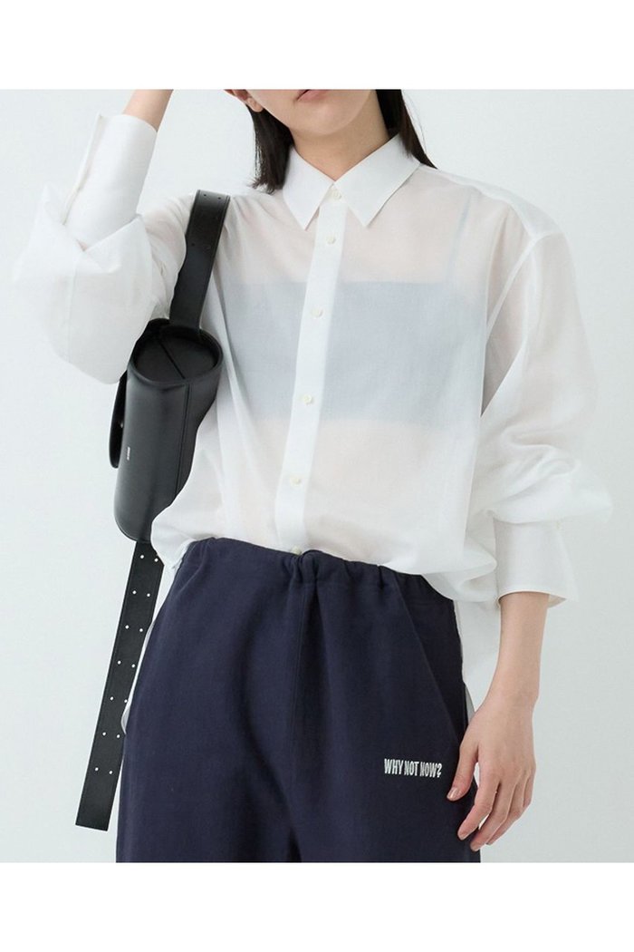 【カオス/Chaos】のエルヴェシャツ インテリア・キッズ・メンズ・レディースファッション・服の通販 founy(ファニー) https://founy.com/ ファッション Fashion レディースファッション Fashion for Women トップス・カットソー Cut & Sew Tops シャツ・ブラウス・オフィスカジュアル Elegant Blouses & Button-Ups カフス Cuff Design スリーブ Sleeve, Long Sleeve / Short Sleeve フォルム Silhouette, Form ロング Long, Long-Length 再入荷 Restock / Back in Stock 秋 Autumn |ID: prp329100004581755 ipo3291000000032464969