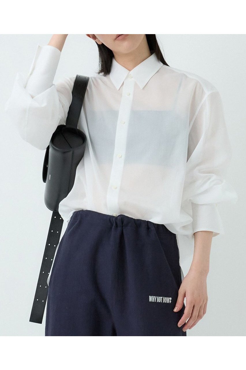 【カオス/Chaos】のエルヴェシャツ インテリア・キッズ・メンズ・レディースファッション・服の通販 founy(ファニー) 　ファッション　Fashion　レディースファッション　WOMEN　トップス・カットソー　Tops/Tshirt　シャツ/ブラウス　Shirts/Blouses　カフス　Cuffs　スリーブ　Sleeve　フォルム　Form　ロング　Long　NEW・新作・新着・新入荷　New Arrivals　秋　Autumn/Fall　ホワイト|ID: prp329100004581755 ipo3291000000032464970