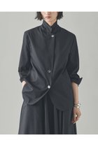 【カレンソロジー/Curensology】のコットンシャツジャケット 人気、トレンドファッション・服の通販 founy(ファニー) ファッション Fashion レディースファッション WOMEN アウター Coat Outerwear ジャケット Jackets おすすめ Recommend ジャケット Jacket スタンド Stand セットアップ Set Up ビッグ Big NEW・新作・新着・新入荷 New Arrivals 日本製 Made In Japan thumbnail ブラック|ID: prp329100004581761 ipo3291000000032465021