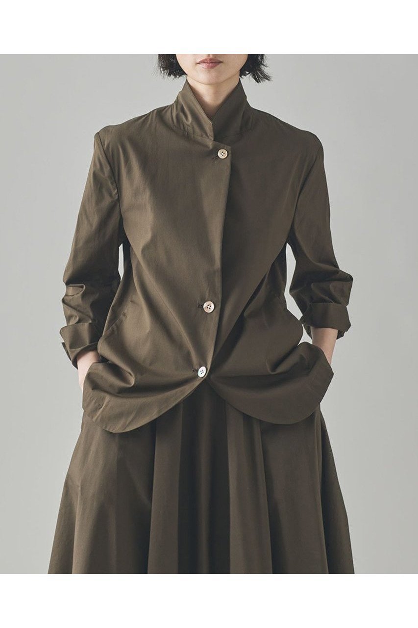 【カレンソロジー/Curensology】のコットンシャツジャケット 人気、トレンドファッション・服の通販 founy(ファニー) 　ファッション　Fashion　レディースファッション　WOMEN　アウター　Coat Outerwear　ジャケット　Jackets　おすすめ　Recommend　ジャケット　Jacket　スタンド　Stand　セットアップ　Set Up　ビッグ　Big　NEW・新作・新着・新入荷　New Arrivals　日本製　Made In Japan　other-2|ID: prp329100004581761 ipo3291000000032465023