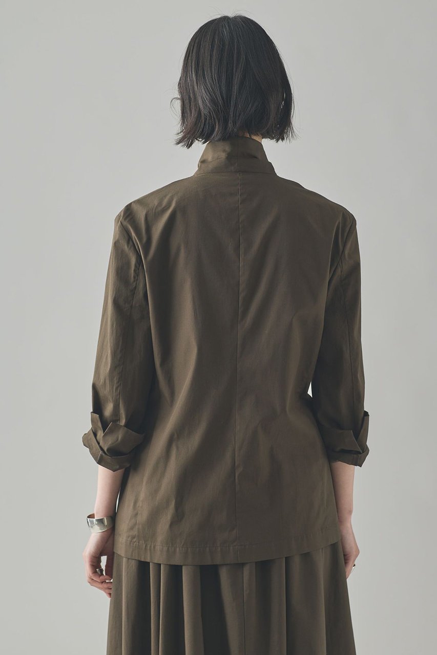【カレンソロジー/Curensology】のコットンシャツジャケット 人気、トレンドファッション・服の通販 founy(ファニー) 　ファッション　Fashion　レディースファッション　WOMEN　アウター　Coat Outerwear　ジャケット　Jackets　おすすめ　Recommend　ジャケット　Jacket　スタンド　Stand　セットアップ　Set Up　ビッグ　Big　NEW・新作・新着・新入荷　New Arrivals　日本製　Made In Japan　other-4|ID: prp329100004581761 ipo3291000000032465025