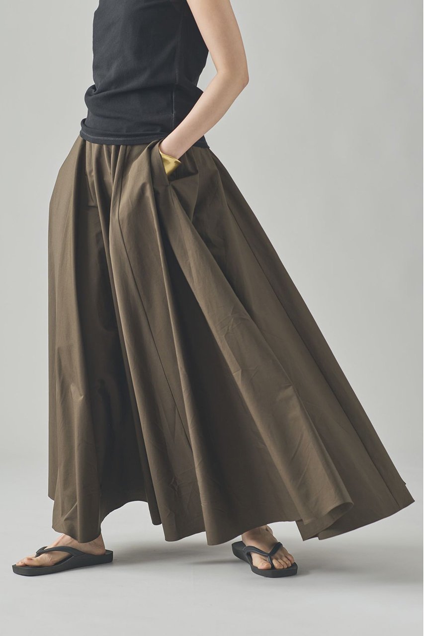 【カレンソロジー/Curensology】のコットンフレアスカート 人気、トレンドファッション・服の通販 founy(ファニー) 　ファッション　Fashion　レディースファッション　WOMEN　スカート　Skirt　Aライン/フレアスカート　Flared A-Line Skirts　ロングスカート　Long Skirt　おすすめ　Recommend　ギャザー　Gather　セットアップ　Set Up　ビッグ　Big　フレア　Flare　ロング　Long　NEW・新作・新着・新入荷　New Arrivals　日本製　Made In Japan　other-2|ID: prp329100004581762 ipo3291000000032465033