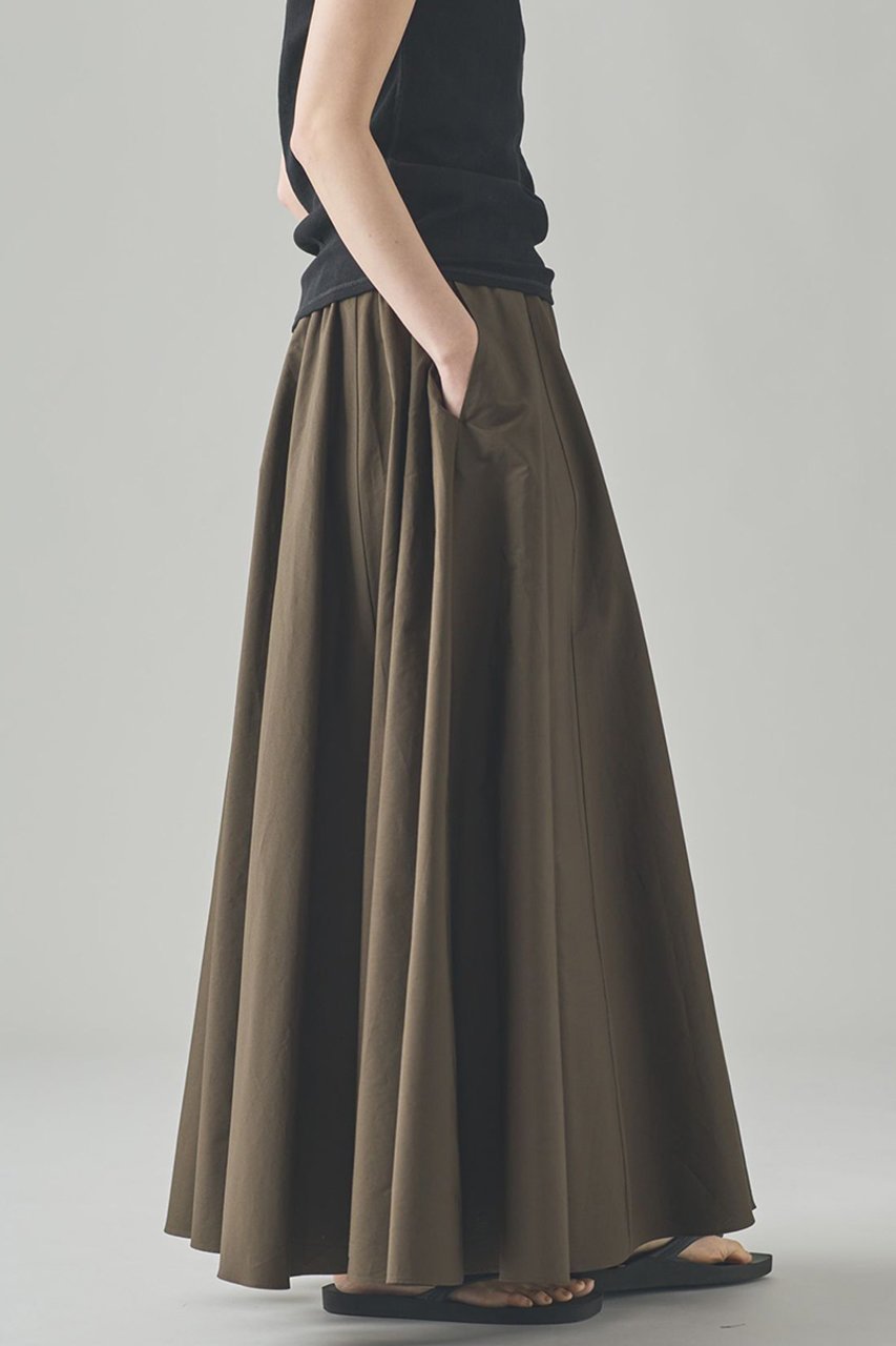 【カレンソロジー/Curensology】のコットンフレアスカート 人気、トレンドファッション・服の通販 founy(ファニー) 　ファッション　Fashion　レディースファッション　WOMEN　スカート　Skirt　Aライン/フレアスカート　Flared A-Line Skirts　ロングスカート　Long Skirt　おすすめ　Recommend　ギャザー　Gather　セットアップ　Set Up　ビッグ　Big　フレア　Flare　ロング　Long　NEW・新作・新着・新入荷　New Arrivals　日本製　Made In Japan　other-3|ID: prp329100004581762 ipo3291000000032465034