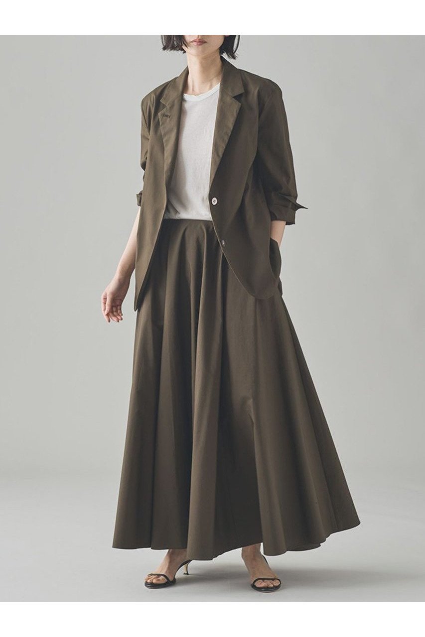 【カレンソロジー/Curensology】のコットンフレアスカート 人気、トレンドファッション・服の通販 founy(ファニー) 　ファッション　Fashion　レディースファッション　WOMEN　スカート　Skirt　Aライン/フレアスカート　Flared A-Line Skirts　ロングスカート　Long Skirt　おすすめ　Recommend　ギャザー　Gather　セットアップ　Set Up　ビッグ　Big　フレア　Flare　ロング　Long　NEW・新作・新着・新入荷　New Arrivals　日本製　Made In Japan　other-4|ID: prp329100004581762 ipo3291000000032465035