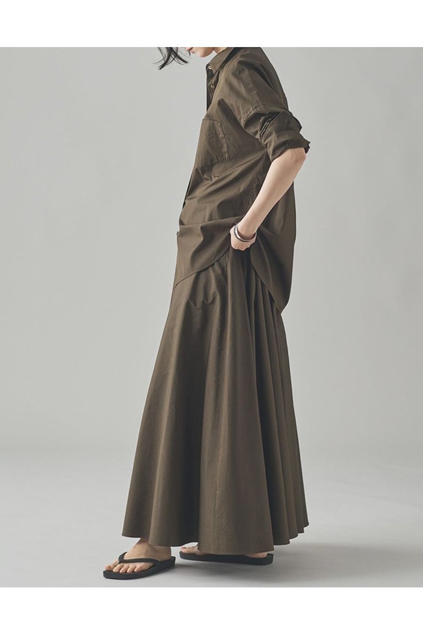【カレンソロジー/Curensology】のコットンフレアスカート 人気、トレンドファッション・服の通販 founy(ファニー) 　ファッション　Fashion　レディースファッション　WOMEN　スカート　Skirt　Aライン/フレアスカート　Flared A-Line Skirts　ロングスカート　Long Skirt　おすすめ　Recommend　ギャザー　Gather　セットアップ　Set Up　ビッグ　Big　フレア　Flare　ロング　Long　NEW・新作・新着・新入荷　New Arrivals　日本製　Made In Japan　other-8|ID: prp329100004581762 ipo3291000000032465039