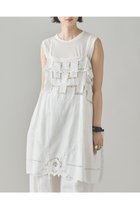 【カレンソロジー/Curensology】のカットワーククロスブラウス 人気、トレンドファッション・服の通販 founy(ファニー) ファッション Fashion レディースファッション WOMEN トップス・カットソー Tops/Tshirt キャミソール / ノースリーブ No Sleeves シャツ/ブラウス Shirts/Blouses デニム Denim ノースリーブ No Sleeve ミックス Mix ワーク Work ヴィンテージ Vintage NEW・新作・新着・新入荷 New Arrivals thumbnail ホワイト|ID: prp329100004581763 ipo3291000000032465041