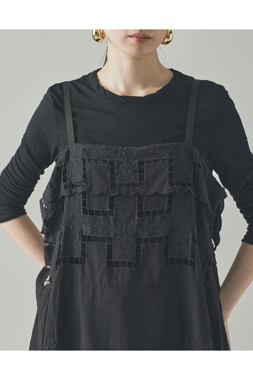 【カレンソロジー/Curensology】のカットワーククロスブラウス 人気、トレンドファッション・服の通販 founy(ファニー) 　ファッション　Fashion　レディースファッション　WOMEN　トップス・カットソー　Tops/Tshirt　キャミソール / ノースリーブ　No Sleeves　シャツ/ブラウス　Shirts/Blouses　デニム　Denim　ノースリーブ　No Sleeve　ミックス　Mix　ワーク　Work　ヴィンテージ　Vintage　NEW・新作・新着・新入荷　New Arrivals　other-7|ID: prp329100004581763 ipo3291000000032465048