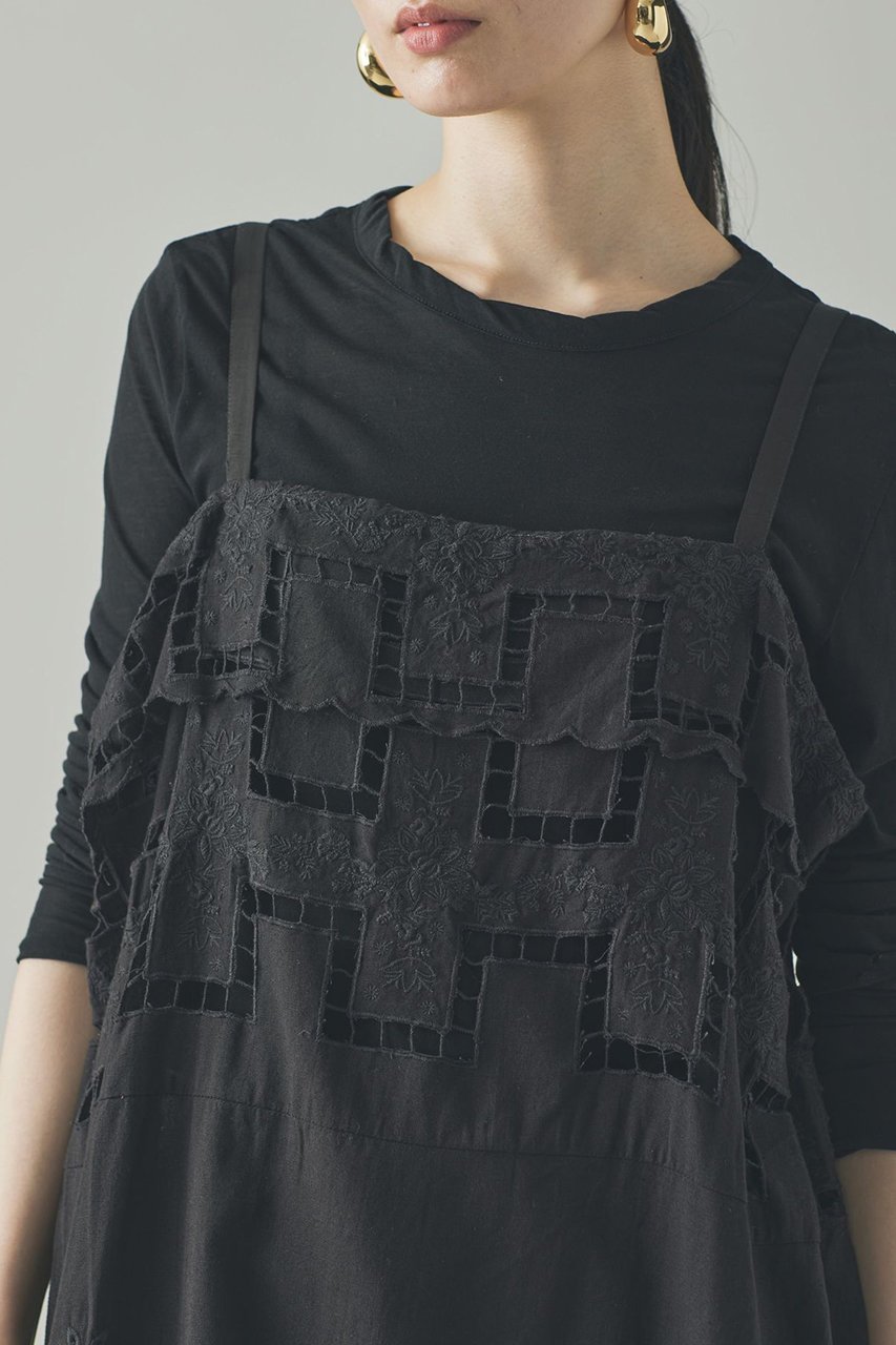 【カレンソロジー/Curensology】のカットワーククロスブラウス 人気、トレンドファッション・服の通販 founy(ファニー) 　ファッション　Fashion　レディースファッション　WOMEN　トップス・カットソー　Tops/Tshirt　キャミソール / ノースリーブ　No Sleeves　シャツ/ブラウス　Shirts/Blouses　デニム　Denim　ノースリーブ　No Sleeve　ミックス　Mix　ワーク　Work　ヴィンテージ　Vintage　NEW・新作・新着・新入荷　New Arrivals　other-8|ID: prp329100004581763 ipo3291000000032465049