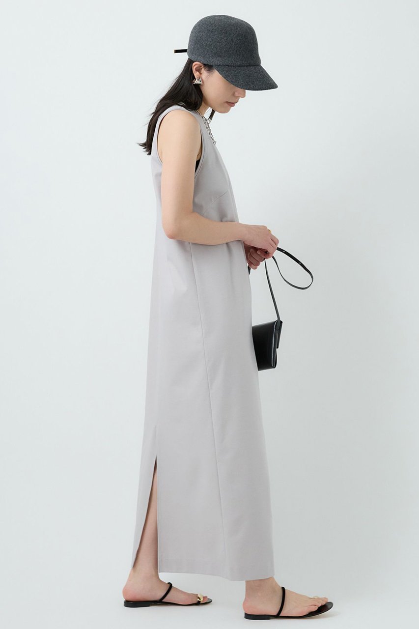 【カオス/Chaos】のソーニャワンピース インテリア・キッズ・メンズ・レディースファッション・服の通販 founy(ファニー) 　ファッション　Fashion　レディースファッション　WOMEN　ワンピース　Dress　チュニック　Tunic　カットソー　Cut And Sew　コンパクト　Compact　シルケット　Mercerization　ジャケット　Jacket　チュニック　Tunic　ロング　Long　NEW・新作・新着・新入荷　New Arrivals　グレージュ|ID: prp329100004581773 ipo3291000000032465116