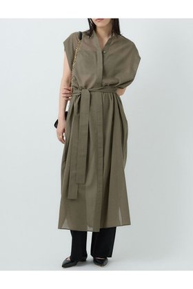 【カオス/Chaos】 ロジェワンピース人気、トレンドファッション・服の通販 founy(ファニー) ファッション Fashion レディースファッション WOMEN ワンピース Dress チュニック Tunic チュニック Tunic ツイル Twill ノースリーブ No Sleeve ロング Long エレガント 上品 Elegant 夏 Summer NEW・新作・新着・新入荷 New Arrivals 秋 Autumn/Fall |ID:prp329100004581774