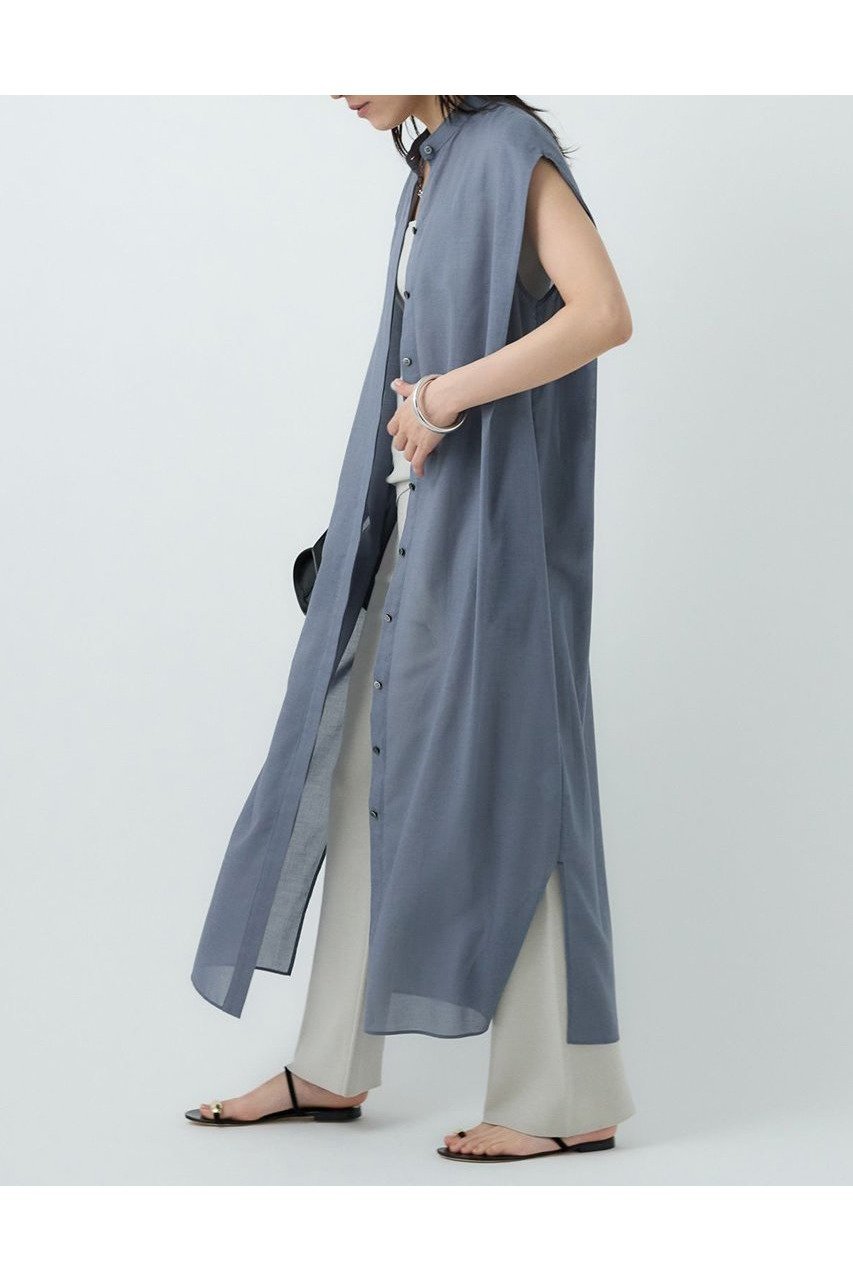 【カオス/Chaos】のロジェワンピース 人気、トレンドファッション・服の通販 founy(ファニー) 　ファッション　Fashion　レディースファッション　WOMEN　ワンピース　Dress　チュニック　Tunic　チュニック　Tunic　ツイル　Twill　ノースリーブ　No Sleeve　ロング　Long　エレガント 上品　Elegant　夏　Summer　NEW・新作・新着・新入荷　New Arrivals　秋　Autumn/Fall　other-3|ID: prp329100004581774 ipo3291000000032465128