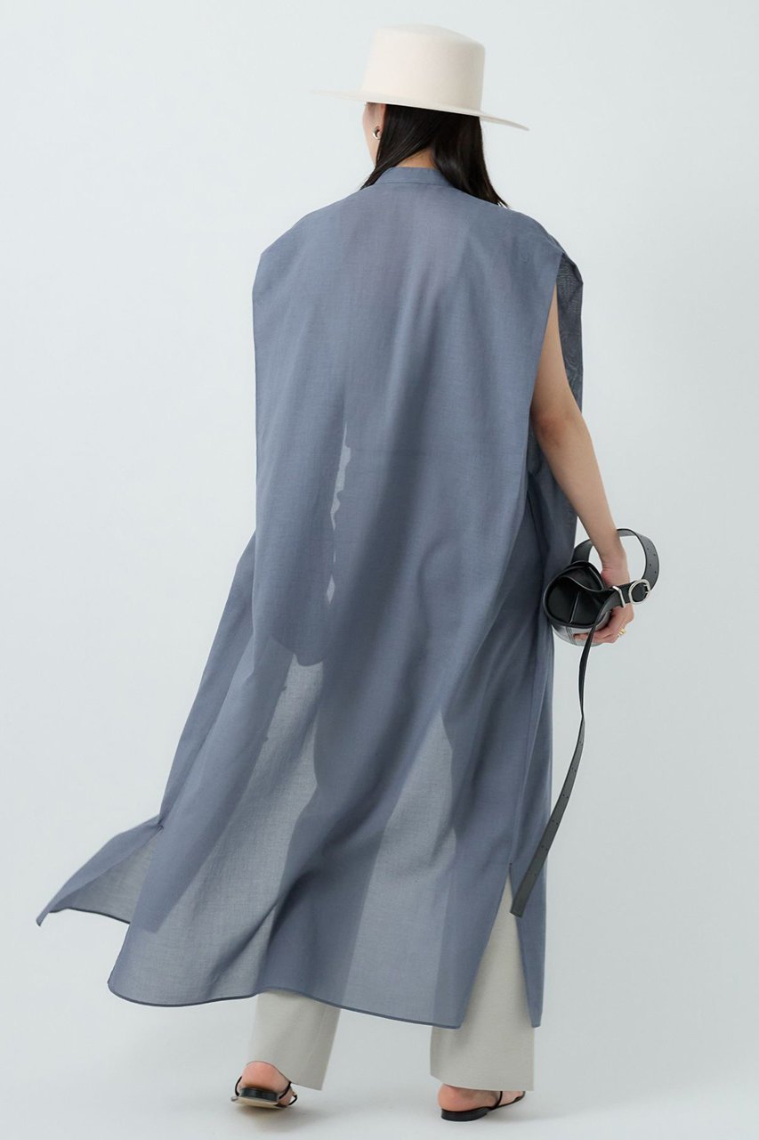 【カオス/Chaos】のロジェワンピース 人気、トレンドファッション・服の通販 founy(ファニー) 　ファッション　Fashion　レディースファッション　WOMEN　ワンピース　Dress　チュニック　Tunic　チュニック　Tunic　ツイル　Twill　ノースリーブ　No Sleeve　ロング　Long　エレガント 上品　Elegant　夏　Summer　NEW・新作・新着・新入荷　New Arrivals　秋　Autumn/Fall　other-4|ID: prp329100004581774 ipo3291000000032465129