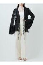 【カオス/Chaos】のガーゼリアンインナー 人気、トレンドファッション・服の通販 founy(ファニー) ファッション Fashion レディースファッション WOMEN トップス・カットソー Tops/Tshirt シャツ/ブラウス Shirts/Blouses インナー Inner カーディガン Cardigan ジャケット Jacket スリーブ Sleeve タンブラー Tumbler フリル Frills フロント Front リネン Linen リボン Ribbon ロング Long NEW・新作・新着・新入荷 New Arrivals thumbnail ブラック|ID: prp329100004581777 ipo3291000000032465155
