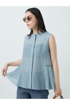 【カオス/Chaos】のシルクコットンブロウブラウス スモークブルー|ID: prp329100004581778 ipo3291000000035759155