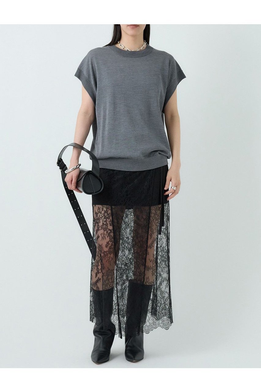 【カオス/Chaos】のシルクココニットプルオーバー インテリア・キッズ・メンズ・レディースファッション・服の通販 founy(ファニー) 　ファッション　Fashion　レディースファッション　WOMEN　トップス・カットソー　Tops/Tshirt　ニット　Knit Tops　プルオーバー　Pullover　シルク　Silk　スリーブ　Sleeve　バランス　Balance　エレガント 上品　Elegant　NEW・新作・新着・新入荷　New Arrivals　秋　Autumn/Fall　ミドルグレー|ID: prp329100004581779 ipo3291000000032465172