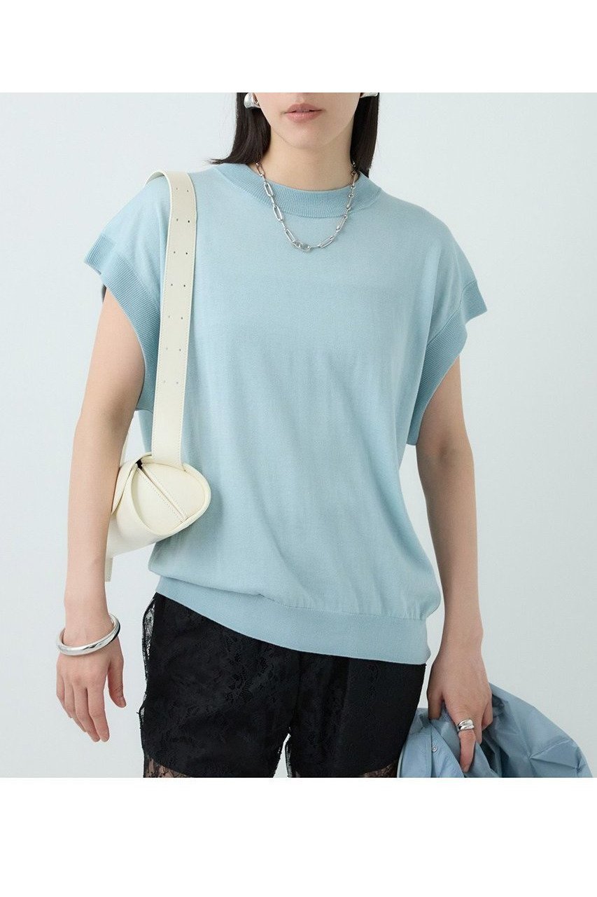 【カオス/Chaos】のシルクココニットプルオーバー インテリア・キッズ・メンズ・レディースファッション・服の通販 founy(ファニー) 　ファッション　Fashion　レディースファッション　WOMEN　トップス・カットソー　Tops/Tshirt　ニット　Knit Tops　プルオーバー　Pullover　シルク　Silk　スリーブ　Sleeve　バランス　Balance　エレガント 上品　Elegant　NEW・新作・新着・新入荷　New Arrivals　秋　Autumn/Fall　ベビーブルー|ID: prp329100004581779 ipo3291000000032465173