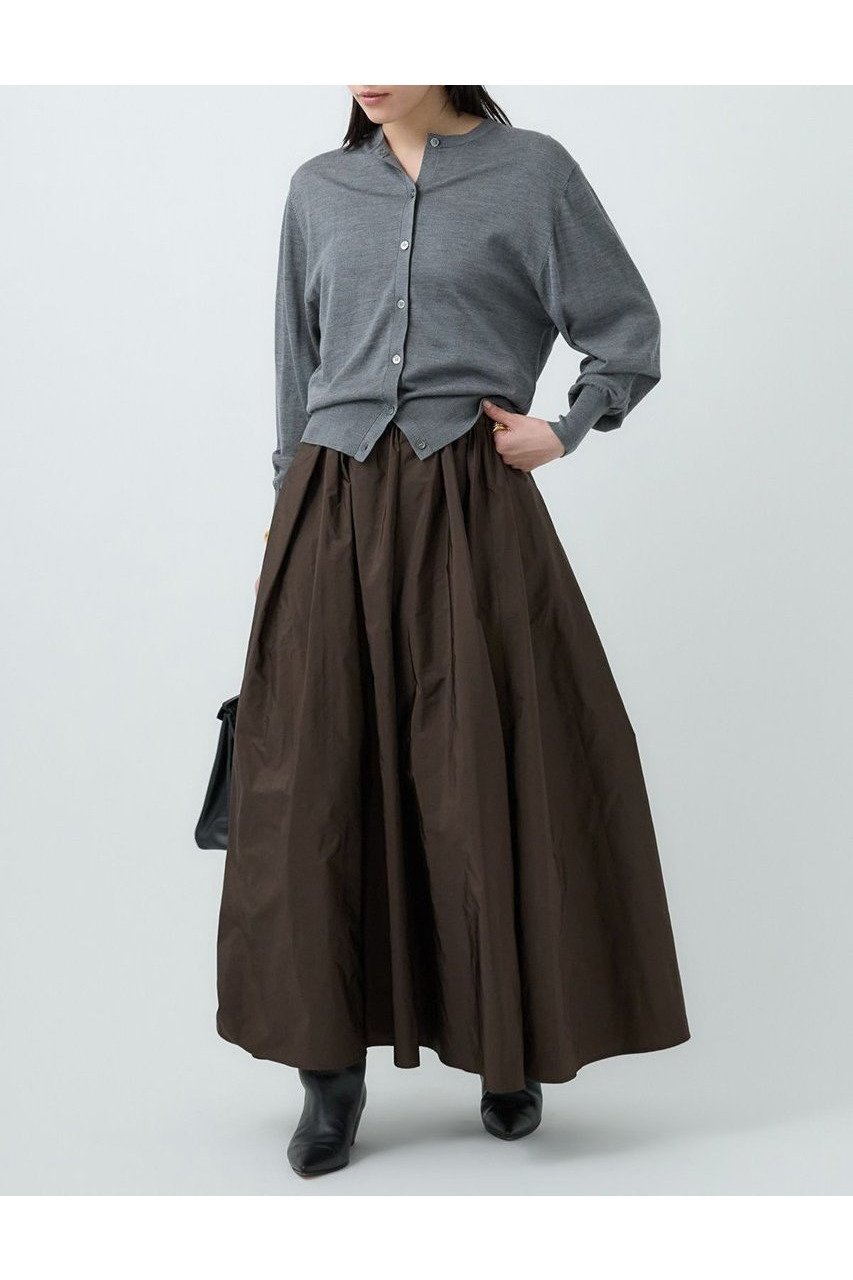 【カオス/Chaos】のシルクココニットカーディガン インテリア・キッズ・メンズ・レディースファッション・服の通販 founy(ファニー) 　ファッション　Fashion　レディースファッション　WOMEN　トップス・カットソー　Tops/Tshirt　ニット　Knit Tops　カーディガン　Cardigans　カーディガン　Cardigan　シルク　Silk　シンプル　Simple　エレガント 上品　Elegant　NEW・新作・新着・新入荷　New Arrivals　秋　Autumn/Fall　羽織　Haori　ミドルグレー|ID: prp329100004581780 ipo3291000000032465180