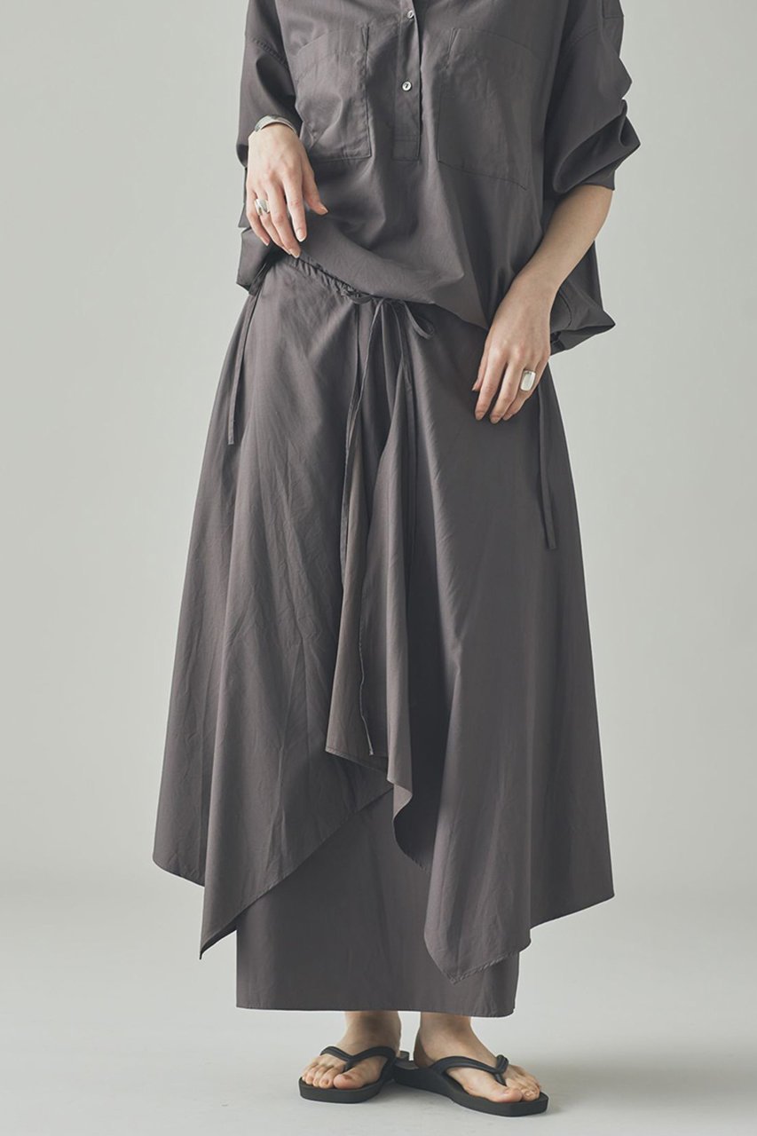 【カレンソロジー/Curensology】のコットンサテンスカート 人気、トレンドファッション・服の通販 founy(ファニー) 　ファッション　Fashion　レディースファッション　WOMEN　スカート　Skirt　ロングスカート　Long Skirt　シンプル　Simple　セットアップ　Set Up　フェミニン　Feminine　フロント　Front　ラップ　Wrap　ロング　Long　NEW・新作・新着・新入荷　New Arrivals　日本製　Made In Japan　 other-1|ID: prp329100004582861 ipo3291000000032475559