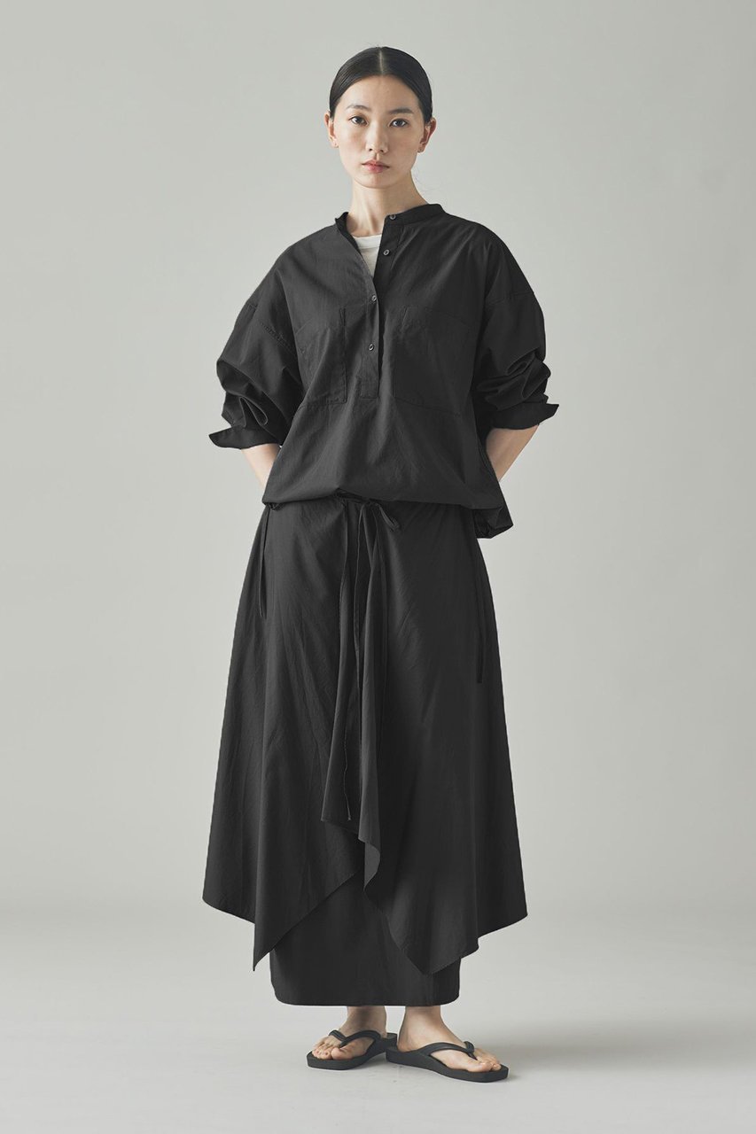 【カレンソロジー/Curensology】のコットンサテンスカート 人気、トレンドファッション・服の通販 founy(ファニー) 　ファッション　Fashion　レディースファッション　Fashion for Women　スカート　Skirts　ロングスカート　Long Skirts / Maxi & Midi Skirts　シンプル　Simple, Minimal　セットアップ　Set-Up, Coordinated Outfit　フェミニン　Feminine, Girly　フロント　Front, Front Design　ラップ　Wrap, Wrap Design　ロング　Long, Long-Length　日本製　Made In Japan　other-6|ID: prp329100004582861 ipo3291000000035592142