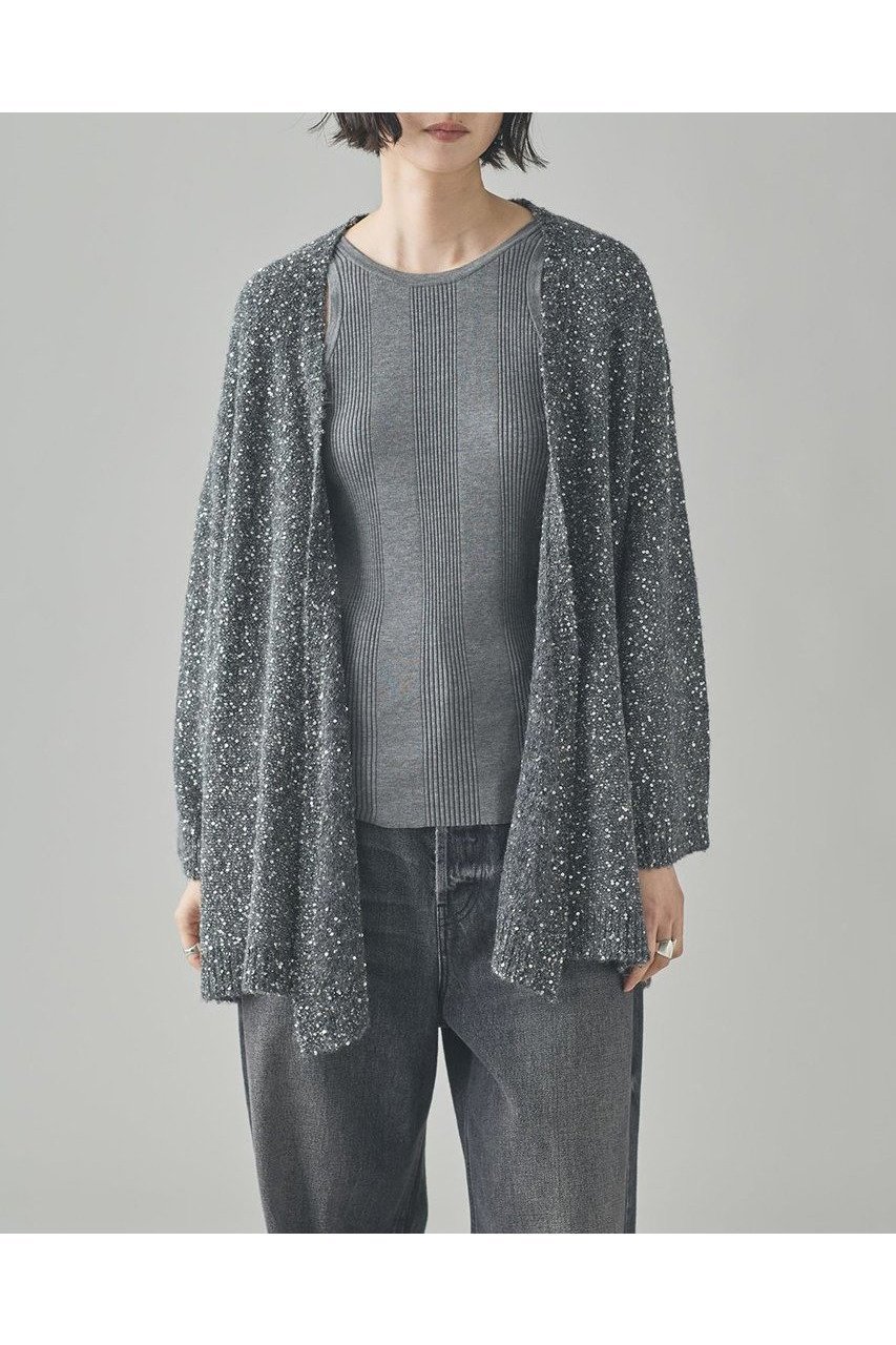 【カレンソロジー/Curensology】のスパングルニットカーディガン 人気、トレンドファッション・服の通販 founy(ファニー) 　ファッション　Fashion　レディースファッション　WOMEN　トップス・カットソー　Tops/Tshirt　ニット　Knit Tops　カーディガン　Cardigans　カーディガン　Cardigan　シンプル　Simple　スパンコール　Sequins　エレガント 上品　Elegant　NEW・新作・新着・新入荷　New Arrivals　 other-1|ID: prp329100004582864 ipo3291000000032475581