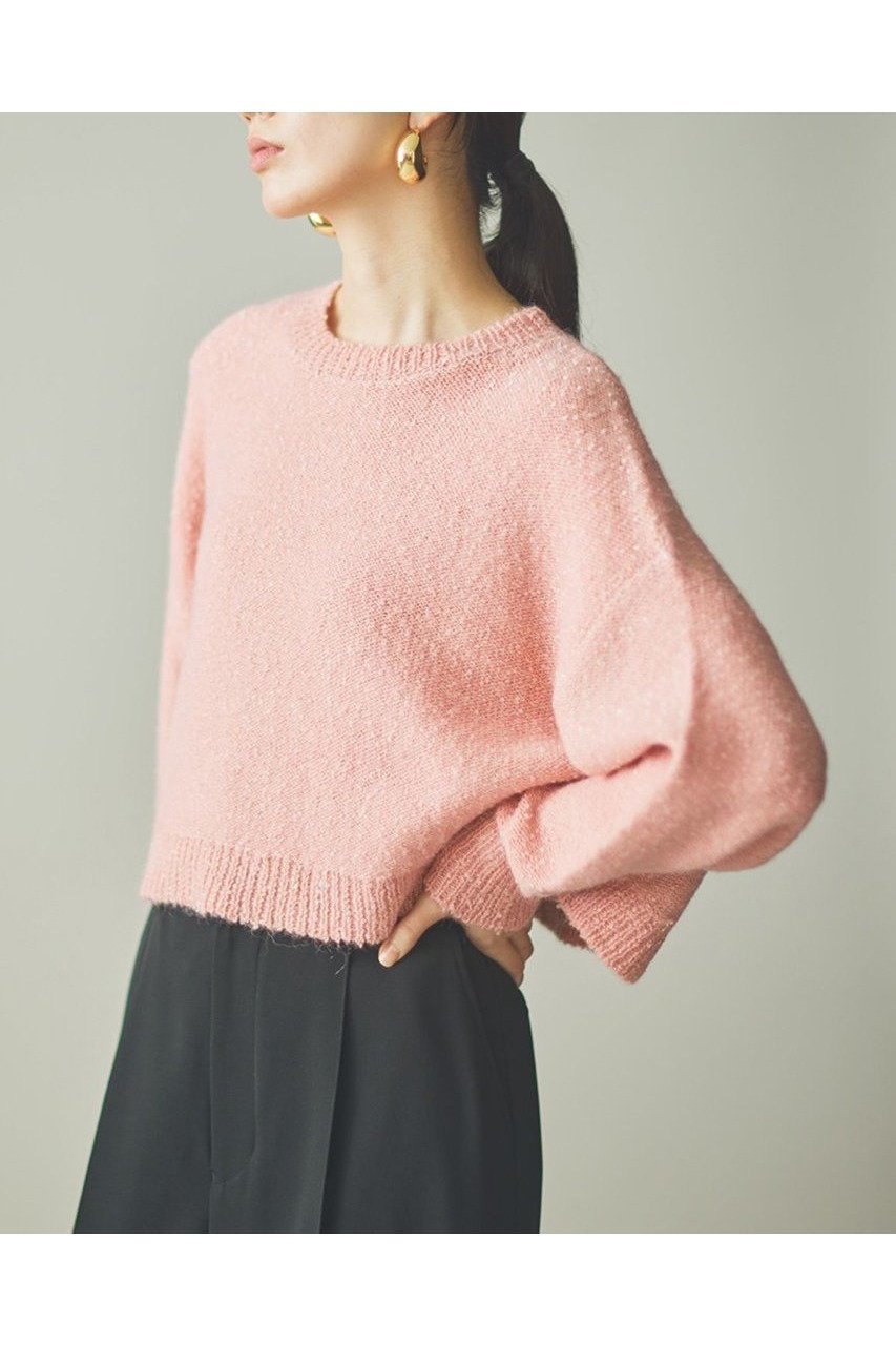 【カレンソロジー/Curensology】のスパングルニットプルオーバー インテリア・キッズ・メンズ・レディースファッション・服の通販 founy(ファニー) 　ファッション　Fashion　レディースファッション　Fashion for Women　トップス・カットソー　Cut & Sew Tops　ニット　Knit Tops & Sweaters　カジュアルプルオーバー・ニットトップス　Pullovers & Knit Tops / Casual Pullovers　スパンコール　Sequins, Sequin Embellishment　バランス　Balance, Style Balance　ラグジュアリー　Luxury, Elegant　エレガント 上品　Elegant　ライトピンク|ID: prp329100004582865 ipo3291000000032475592