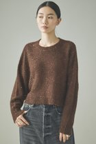 【カレンソロジー/Curensology】のスパングルニットプルオーバー ダークブラウン|ID:prp329100004582865