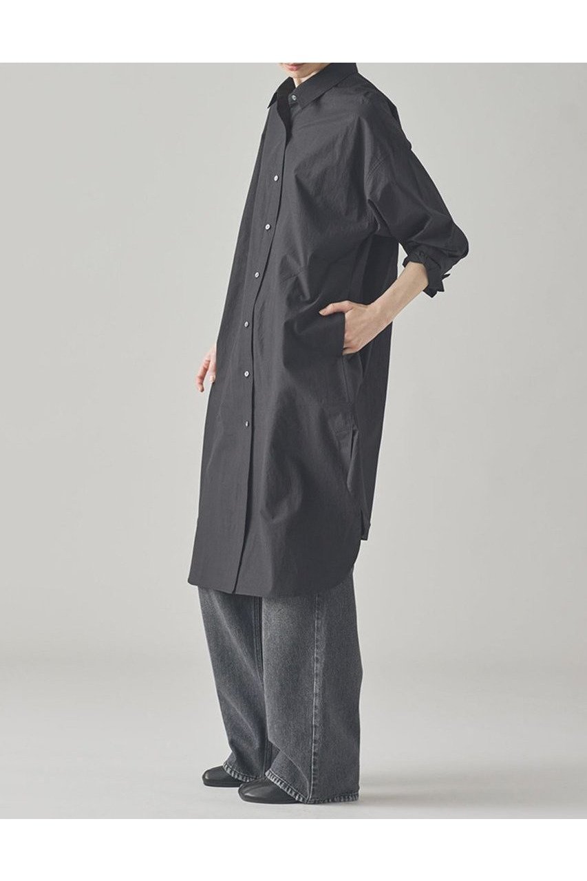 【カレンソロジー/Curensology】のエンシュクロングシャツ 人気、トレンドファッション・服の通販 founy(ファニー) 　ファッション　Fashion　レディースファッション　WOMEN　トップス・カットソー　Tops/Tshirt　シャツ/ブラウス　Shirts/Blouses　シンプル　Simple　スリーブ　Sleeve　バランス　Balance　フレア　Flare　フロント　Front　ポケット　Pocket　ロング　Long　ワッシャー　Washer　NEW・新作・新着・新入荷　New Arrivals　日本製　Made In Japan　other-6|ID: prp329100004582866 ipo3291000000032475607
