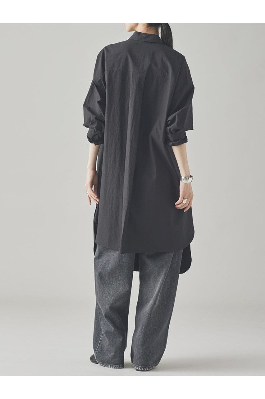 【カレンソロジー/Curensology】のエンシュクロングシャツ 人気、トレンドファッション・服の通販 founy(ファニー) 　ファッション　Fashion　レディースファッション　WOMEN　トップス・カットソー　Tops/Tshirt　シャツ/ブラウス　Shirts/Blouses　シンプル　Simple　スリーブ　Sleeve　バランス　Balance　フレア　Flare　フロント　Front　ポケット　Pocket　ロング　Long　ワッシャー　Washer　NEW・新作・新着・新入荷　New Arrivals　日本製　Made In Japan　other-7|ID: prp329100004582866 ipo3291000000032475608