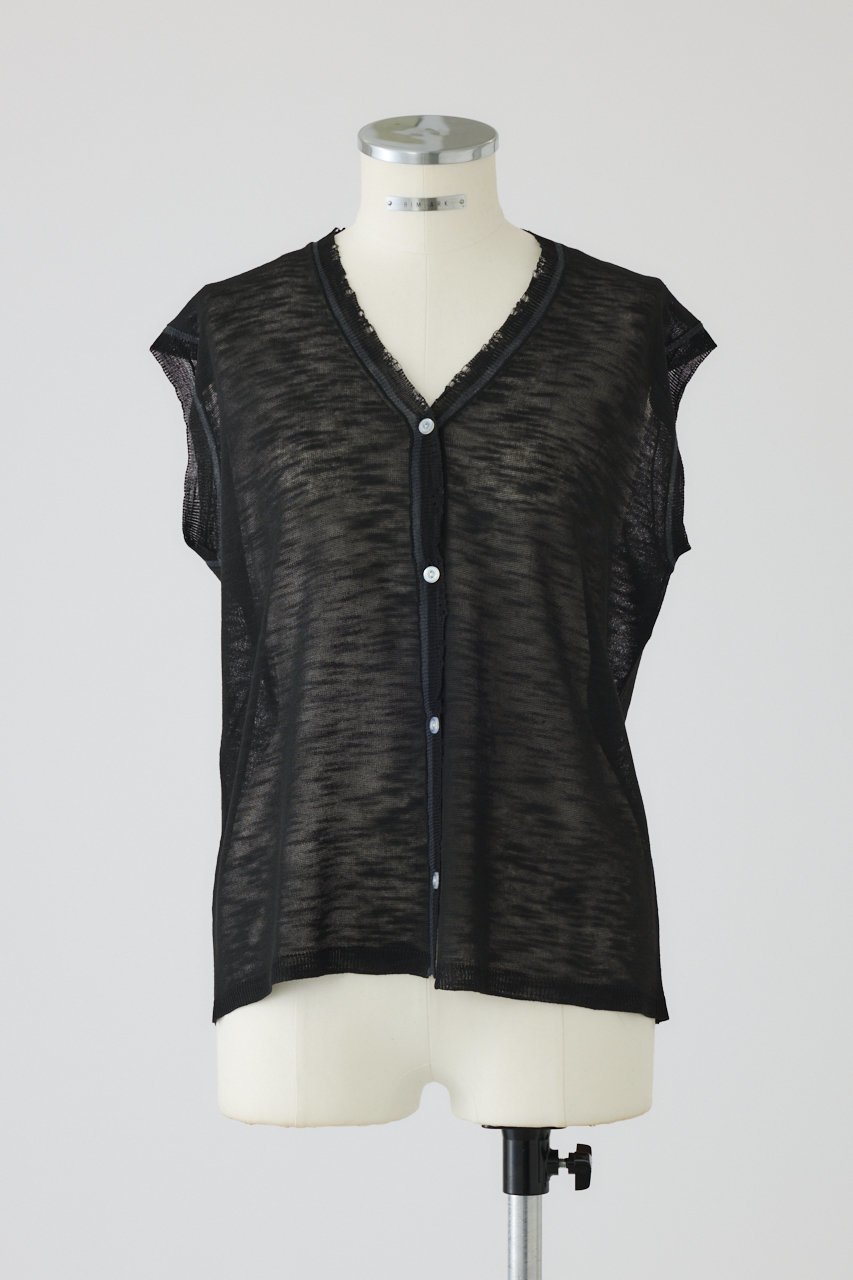 【リムアーク/RIM.ARK】のDry touch summer knit vest/ニットベスト 人気、トレンドファッション・服の通販 founy(ファニー) 　ファッション　Fashion　レディースファッション　Fashion for Women　トップス・カットソー　Cut & Sew Tops　ニット　Knit Tops & Sweaters　ベスト&ジレ / 重ね着スタイル　Vests & Gilets　カジュアルプルオーバー・ニットトップス　Pullovers & Knit Tops / Casual Pullovers　インナー　Innerwear　サマー　Summer, Summer Style　ジャケット　Jacket, Outerwear　ノースリーブ　Sleeveless, No-Sleeve　ベスト　Vest, Waistcoat　エレガント 上品　Elegant　夏　Summer　 other-1|ID: prp329100004583555 ipo3291000000035639013