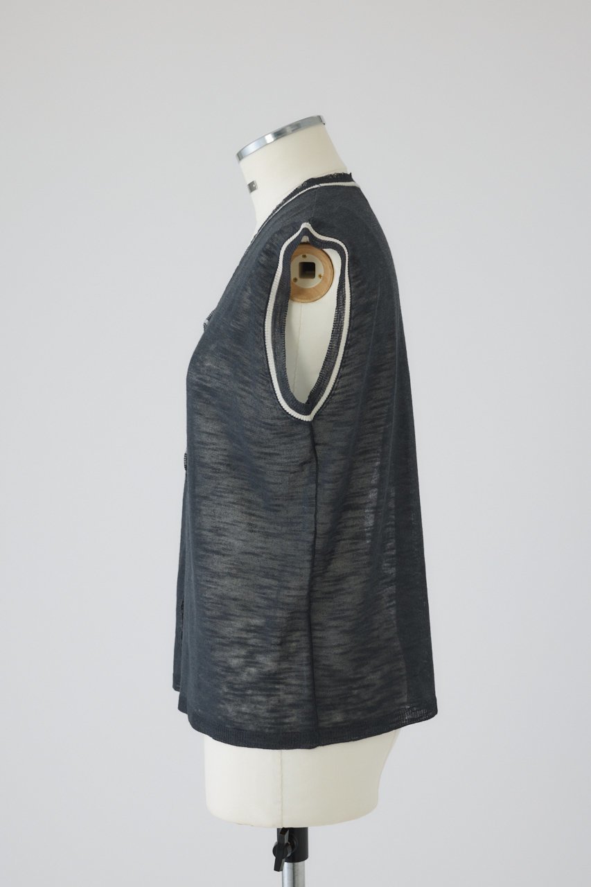 【リムアーク/RIM.ARK】のDry touch summer knit vest/ニットベスト 人気、トレンドファッション・服の通販 founy(ファニー) 　ファッション　Fashion　レディースファッション　Fashion for Women　トップス・カットソー　Cut & Sew Tops　ニット　Knit Tops & Sweaters　ベスト&ジレ / 重ね着スタイル　Vests & Gilets　カジュアルプルオーバー・ニットトップス　Pullovers & Knit Tops / Casual Pullovers　インナー　Innerwear　サマー　Summer, Summer Style　ジャケット　Jacket, Outerwear　ノースリーブ　Sleeveless, No-Sleeve　ベスト　Vest, Waistcoat　エレガント 上品　Elegant　夏　Summer　other-3|ID: prp329100004583555 ipo3291000000035639017