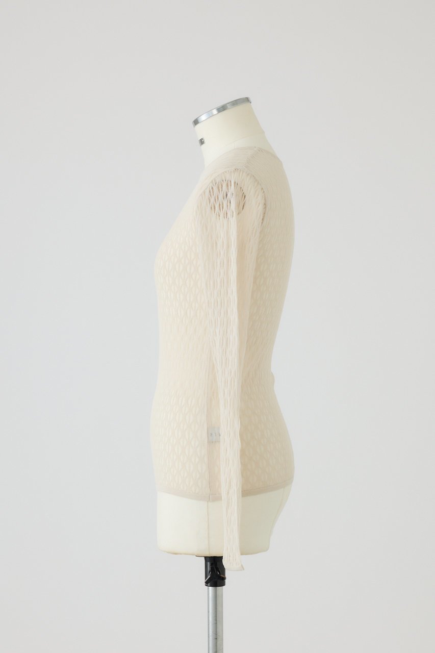 【リムアーク/RIM.ARK】のLace knitting tops/トップス 人気、トレンドファッション・服の通販 founy(ファニー) 　ファッション　Fashion　レディースファッション　Ladies' Fashion Online　トップス・カットソー　Tops/Tshirt　ニット　Knit Tops　プルオーバー　Pullover　2025年　2025　2025-2026秋冬・A/W　Aw/Autumn/Winter/Fw/Fall/2025-2026　レース　Race　エレガント 上品　Elegant　A/W・秋冬　Aw・Autumn/Winter・Fw・Fall-Winter　other-3|ID: prp329100004583556 ipo3291000000032486435
