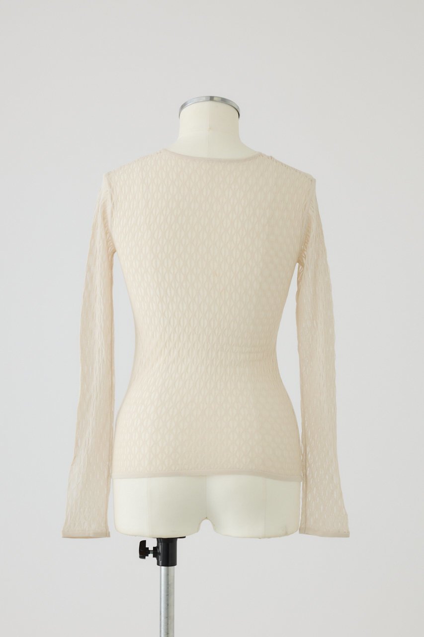 【リムアーク/RIM.ARK】のLace knitting tops/トップス 人気、トレンドファッション・服の通販 founy(ファニー) 　ファッション　Fashion　レディースファッション　Ladies' Fashion Online　トップス・カットソー　Tops/Tshirt　ニット　Knit Tops　プルオーバー　Pullover　2025年　2025　2025-2026秋冬・A/W　Aw/Autumn/Winter/Fw/Fall/2025-2026　レース　Race　エレガント 上品　Elegant　A/W・秋冬　Aw・Autumn/Winter・Fw・Fall-Winter　other-4|ID: prp329100004583556 ipo3291000000032486436