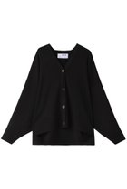 【スリー ドッツ/three dots】のスリークセーター ボタンカーディガン 人気、トレンドファッション・服の通販 founy(ファニー) ファッション Fashion レディースファッション WOMEN トップス・カットソー Tops/Tshirt ニット Knit Tops カーディガン Cardigans とろみ Thickness カーディガン Cardigan シンプル Simple thumbnail ブラック|ID: prp329100004583564 ipo3291000000032486587