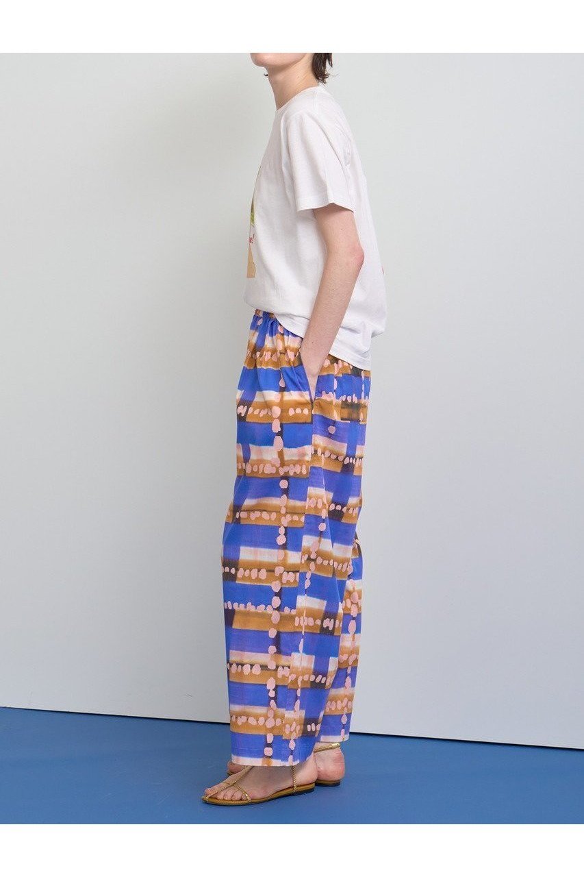 【ハウス オブ ロータス/HOUSE OF LOTUS】のチェックプリントワイドパンツ 人気、トレンドファッション・服の通販 founy(ファニー) 　ファッション　Fashion　レディースファッション　WOMEN　パンツ　Pants　イタリア　Italy　カットソー　Cut And Sew　シンプル　Simple　チェック　Check　プリント　Print　NEW・新作・新着・新入荷　New Arrivals　other-6|ID: prp329100004584378 ipo3291000000032499304