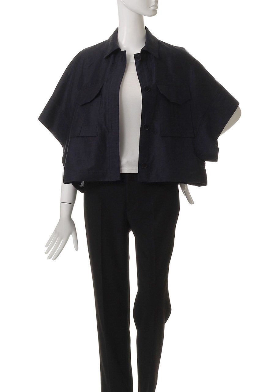 【ハウス オブ ロータス/HOUSE OF LOTUS】のカールマイヤーショートブルゾン 人気、トレンドファッション・服の通販 founy(ファニー) 　ファッション　Fashion　レディースファッション　WOMEN　アウター　Coat Outerwear　ジャケット　Jackets　ブルゾン　Blouson/Jackets　ショート　Short　ジャケット　Jacket　ドレス　Dress　ドローコード　Draw Cord　バランス　Balance　フォルム　Form　ブルゾン　Blouson　ミリタリー　Military　リネン　Linen　夏　Summer　NEW・新作・新着・新入荷　New Arrivals　other-7|ID: prp329100004584379 ipo3291000000032499315