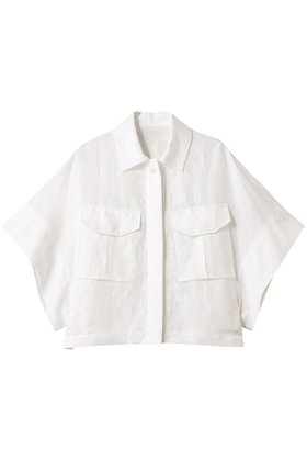 【ハウス オブ ロータス/HOUSE OF LOTUS】のカールマイヤーショートブルゾン 人気、トレンドファッション・服の通販 founy(ファニー) ファッション Fashion レディースファッション Fashion for Women アウター Coat / Outerwear Collection レディースジャケット・軽アウター Jackets ブルゾンジャケット・スポーティアウター Blouson Jackets ショート Short, Short Length ジャケット Jacket, Outerwear ドレス Dress, One-Piece ドローコード Drawcord, Drawstring Cord バランス Balance, Style Balance フォルム Silhouette, Form ブルゾン Blouson, Bomber Jacket ミリタリー Military, Army Style リネン Linen, Linen Fabric 夏 Summer |ID:prp329100004584379