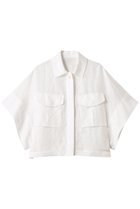 【ハウス オブ ロータス/HOUSE OF LOTUS】のカールマイヤーショートブルゾン 人気、トレンドファッション・服の通販 founy(ファニー) ファッション Fashion レディースファッション Fashion for Women アウター Coat / Outerwear Collection レディースジャケット・軽アウター Jackets ブルゾンジャケット・スポーティアウター Blouson Jackets ショート Short, Short Length ジャケット Jacket, Outerwear ドレス Dress, One-Piece ドローコード Drawcord, Drawstring Cord バランス Balance, Style Balance フォルム Silhouette, Form ブルゾン Blouson, Bomber Jacket ミリタリー Military, Army Style リネン Linen, Linen Fabric 夏 Summer thumbnail アイボリー|ID: prp329100004584379 ipo3291000000034952560