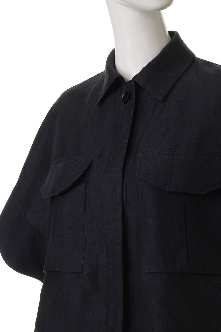 【ハウス オブ ロータス/HOUSE OF LOTUS】のカールマイヤーショートブルゾン 人気、トレンドファッション・服の通販 founy(ファニー) 　ファッション　Fashion　レディースファッション　Fashion for Women　アウター　Coat / Outerwear Collection　レディースジャケット・軽アウター　Jackets　ブルゾンジャケット・スポーティアウター　Blouson Jackets　ショート　Short, Short Length　ジャケット　Jacket, Outerwear　ドレス　Dress, One-Piece　ドローコード　Drawcord, Drawstring Cord　バランス　Balance, Style Balance　フォルム　Silhouette, Form　ブルゾン　Blouson, Bomber Jacket　ミリタリー　Military, Army Style　リネン　Linen, Linen Fabric　夏　Summer　other-5|ID: prp329100004584379 ipo3291000000034952568