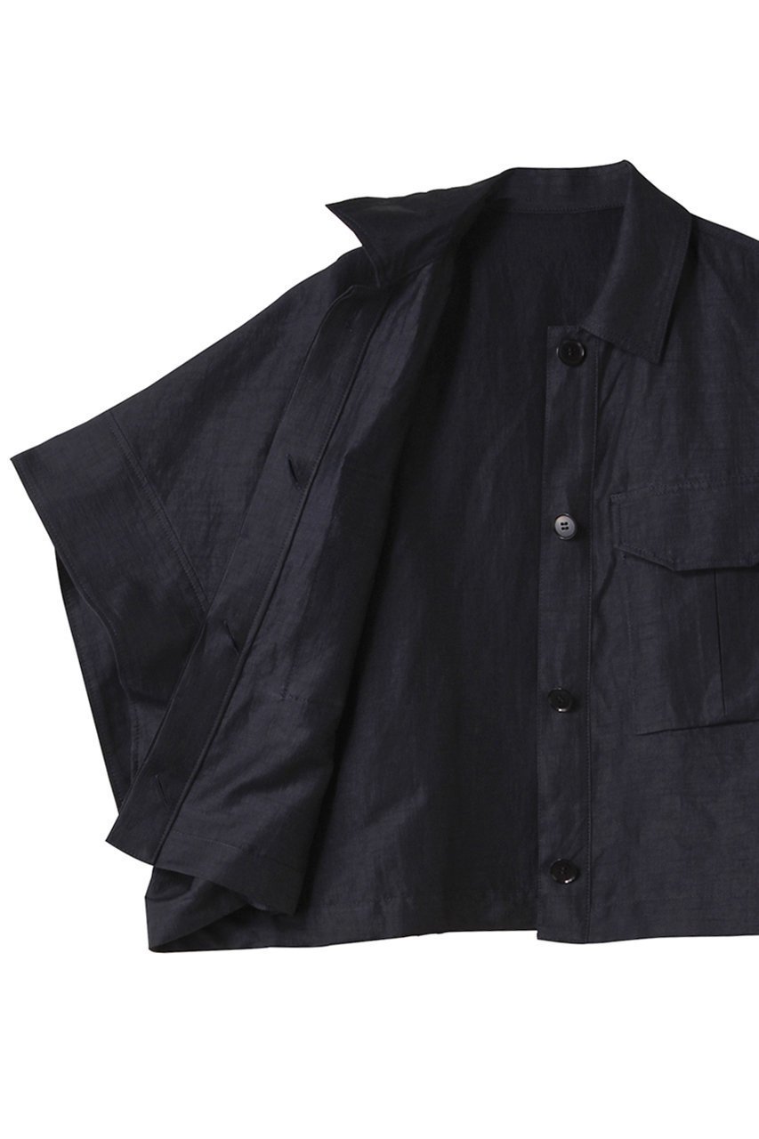 【ハウス オブ ロータス/HOUSE OF LOTUS】のカールマイヤーショートブルゾン 人気、トレンドファッション・服の通販 founy(ファニー) 　ファッション　Fashion　レディースファッション　Fashion for Women　アウター　Coat / Outerwear Collection　レディースジャケット・軽アウター　Jackets　ブルゾンジャケット・スポーティアウター　Blouson Jackets　ショート　Short, Short Length　ジャケット　Jacket, Outerwear　ドレス　Dress, One-Piece　ドローコード　Drawcord, Drawstring Cord　バランス　Balance, Style Balance　フォルム　Silhouette, Form　ブルゾン　Blouson, Bomber Jacket　ミリタリー　Military, Army Style　リネン　Linen, Linen Fabric　夏　Summer　other-6|ID: prp329100004584379 ipo3291000000034952570