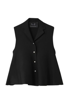 【ルームエイト/Room no.8】 【Room no.8 BLACK】ミラノリブ パールボダンジレ人気、トレンドファッション・服の通販 founy(ファニー) ファッション Fashion レディースファッション WOMEN アウター Coat Outerwear ジャケット Jackets ジャケット Jacket センター Center パール Pearl フェミニン Feminine フォルム Form ベスト Vest ペプラム Peplum マニッシュ Mannish ミラノリブ Milan Ribs NEW・新作・新着・新入荷 New Arrivals |ID:prp329100004584384