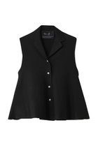 【ルームエイト/Room no.8】の【Room no.8 BLACK】ミラノリブ パールボダンジレ 人気、トレンドファッション・服の通販 founy(ファニー) ファッション Fashion レディースファッション WOMEN アウター Coat Outerwear ジャケット Jackets ジャケット Jacket センター Center パール Pearl フェミニン Feminine フォルム Form ベスト Vest ペプラム Peplum マニッシュ Mannish ミラノリブ Milan Ribs NEW・新作・新着・新入荷 New Arrivals thumbnail ブラック|ID: prp329100004584384 ipo3291000000032499352