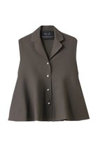 【ルームエイト/Room no.8】の【Room no.8 BLACK】ミラノリブ パールボダンジレ 人気、トレンドファッション・服の通販 founy(ファニー) ファッション Fashion レディースファッション WOMEN アウター Coat Outerwear ジャケット Jackets ジャケット Jacket センター Center パール Pearl フェミニン Feminine フォルム Form ベスト Vest ペプラム Peplum マニッシュ Mannish ミラノリブ Milan Ribs NEW・新作・新着・新入荷 New Arrivals thumbnail カーキ|ID: prp329100004584384 ipo3291000000032499353