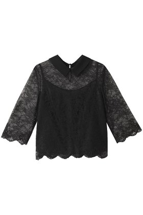 【ルームエイト/Room no.8】 【Room no.8 BLACK】ラッセルレース Wカラートップス人気、トレンドファッション・服の通販 founy(ファニー) ファッション Fashion レディースファッション WOMEN トップス・カットソー Tops/Tshirt シャツ/ブラウス Shirts/Blouses おすすめ Recommend インナー Inner キャミソール Camisole ショート Short スリーブ Sleeve デニム Denim フェミニン Feminine フレア Flare ラッセル Russell レース Race ロング Long NEW・新作・新着・新入荷 New Arrivals |ID:prp329100004584385