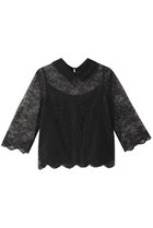 【ルームエイト/Room no.8】の【Room no.8 BLACK】ラッセルレース Wカラートップス ブラック|ID: prp329100004584385 ipo3291000000035341350