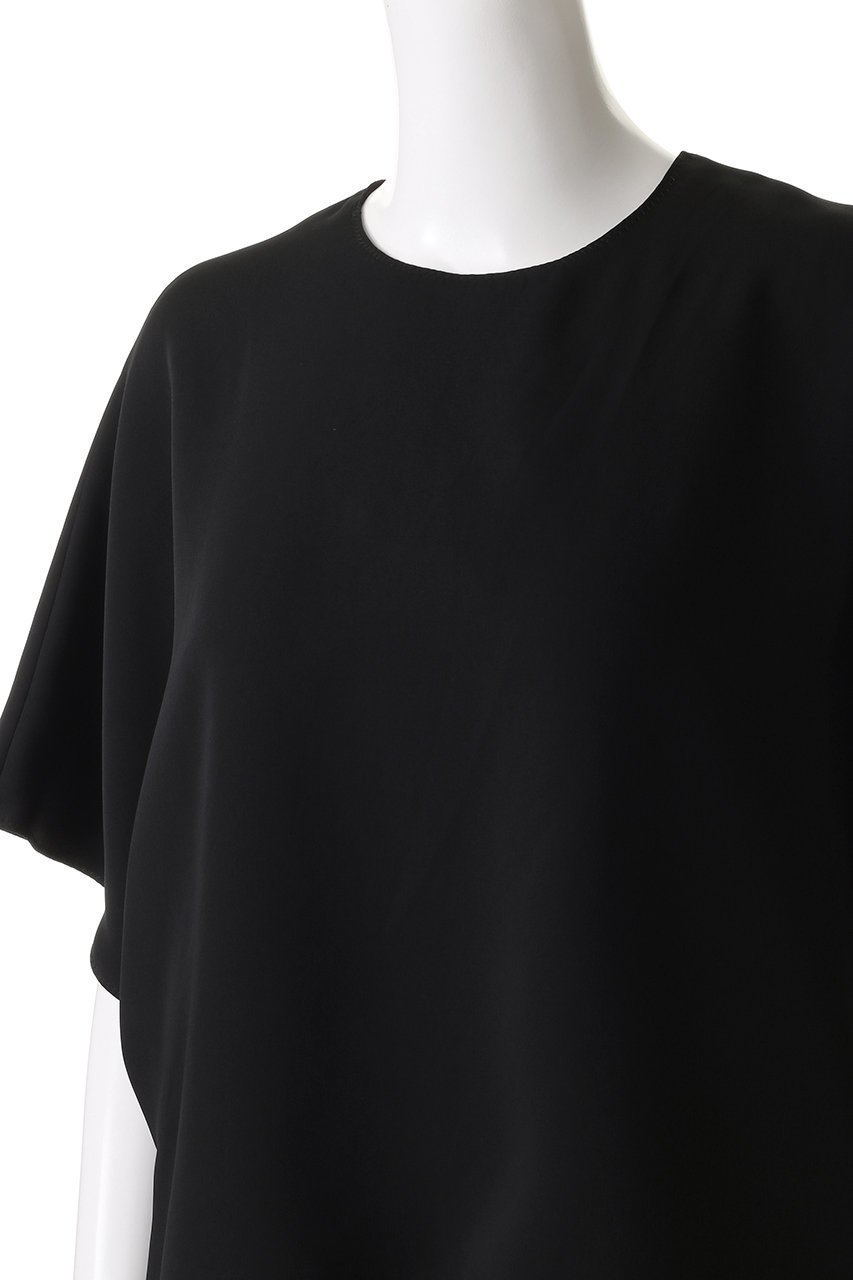【ルームエイト/Room no.8】の【Room no.8 BLACK】MAT サテンコンビティアードドレス 人気、トレンドファッション・服の通販 founy(ファニー) 　ファッション　Fashion　レディースファッション　Fashion for Women　ワンピース　Dresses　フォーマル・パーティードレス・結婚式用ドレス　Elegant & Casual Dresses　チュニック　Tunic Tops & Dresses　サテン　Satin, Glossy Fabric　チュニック　Tunic, Long Top　ドレス　Dress, One-Piece　ロング　Long, Long-Length　エレガント 上品　Elegant　夏　Summer　other-5|ID: prp329100004584387 ipo3291000000032499385
