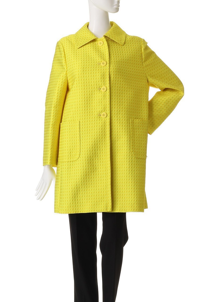 【ジェイドット/j.】の先染めジャガードコート② 人気、トレンドファッション・服の通販 founy(ファニー) 　ファッション　Fashion　レディースファッション　WOMEN　アウター　Coat Outerwear　コート　Coats　クラシカル　Classical　コンパクト　Compact　ジャカード　Jacquard　スリット　Slit　ロング　Long　NEW・新作・新着・新入荷　New Arrivals　other-2|ID: prp329100004584392 ipo3291000000032499419
