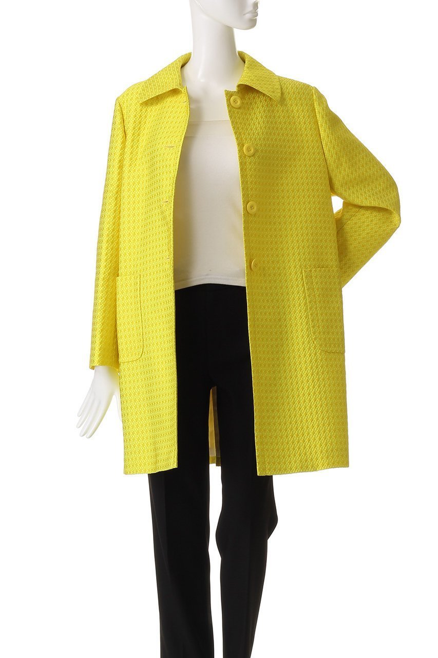 【ジェイドット/j.】の先染めジャガードコート② 人気、トレンドファッション・服の通販 founy(ファニー) 　ファッション　Fashion　レディースファッション　WOMEN　アウター　Coat Outerwear　コート　Coats　クラシカル　Classical　コンパクト　Compact　ジャカード　Jacquard　スリット　Slit　ロング　Long　NEW・新作・新着・新入荷　New Arrivals　other-7|ID: prp329100004584392 ipo3291000000032499424