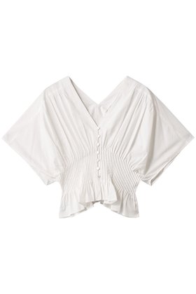 【スタニングルアー/STUNNING LURE】のピンタックブラウス 人気、トレンドファッション・服の通販 founy(ファニー) ファッション Fashion レディースファッション Fashion for Women トップス・カットソー Cut & Sew Tops シャツ・ブラウス・オフィスカジュアル Elegant Blouses & Button-Ups ショート Short, Short Length スリーブ Sleeve, Long Sleeve / Short Sleeve デコルテ Décolleté, Neckline ワイド Wide, Wide Fit エレガント 上品 Elegant |ID:prp329100004585364